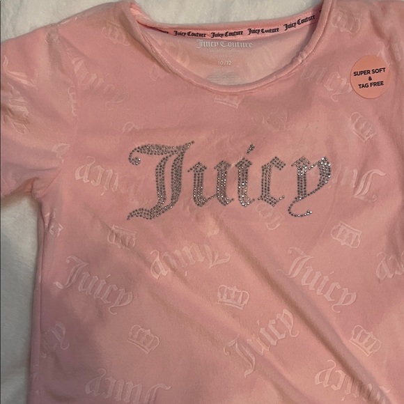 Juicy Couture Blush Pink Kids Pajama Set - Picture 5 of 8